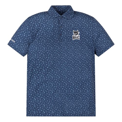 WAAC Men's Course Motif Polo