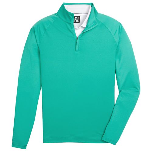 FootJoy Men's Tonal Dot Block 1/4 Zip Mid Layer