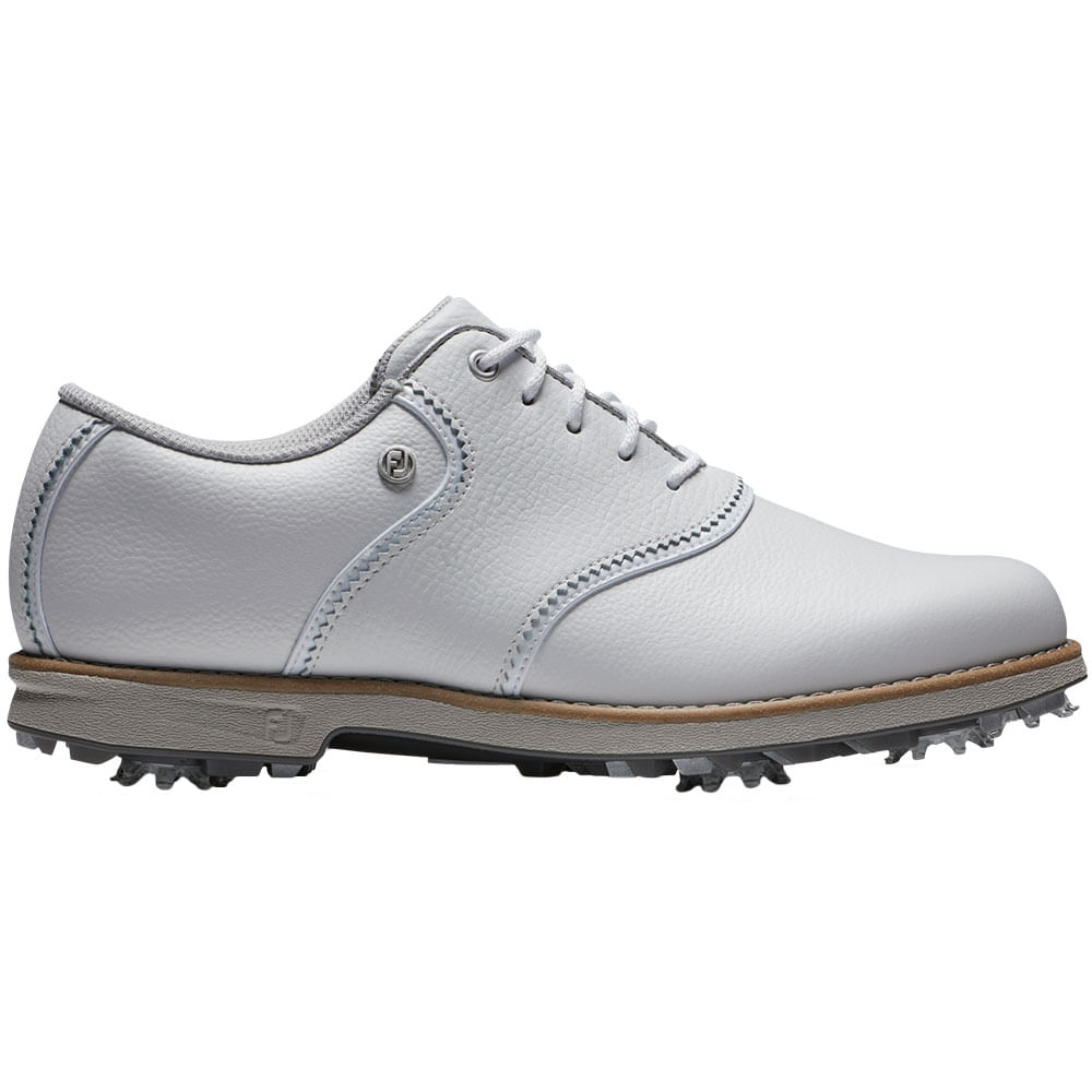 MENS 2024 Premium FootJoy pebble leather saddle Oxford golf shoes EXTRA WIDE