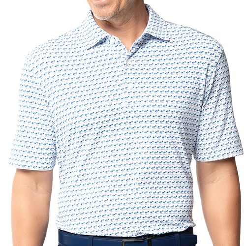 IBKUL Men's Polo - Beach Day Print