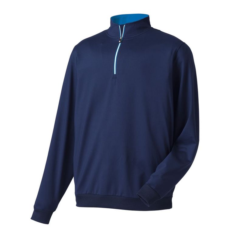 Half zip golf jumpers on sale