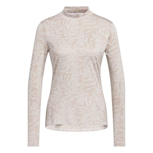 adidas Women's Ultimate365 Jacquard Long Sleeve Mock Neck Shirt