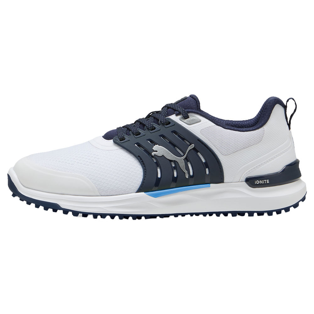 Puma Ignite Elevate 2 Golf Shoes White Deep Navy M 9.5