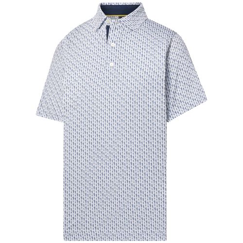 FootJoy Men's Figure Print Lisle Polo