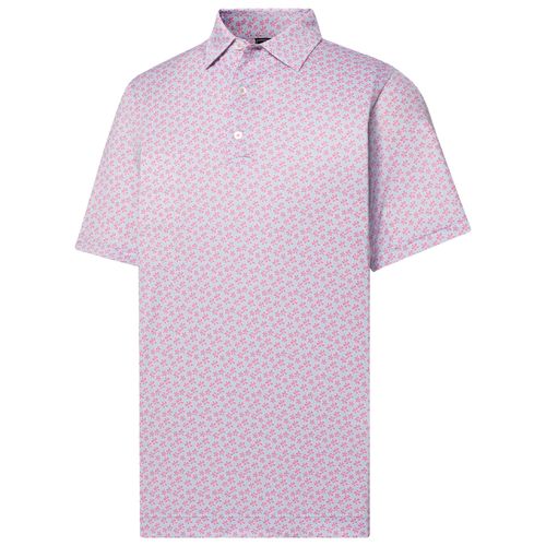 FootJoy Men's Floral Sketch Lisle Polo