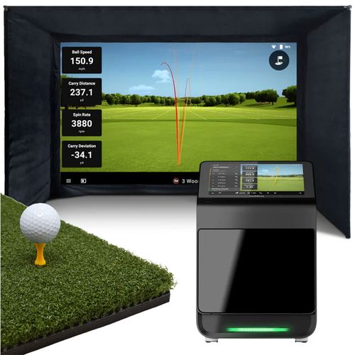 SimSpace + Garmin R50 Bundle - Launch Monitor + Enclosure + Turf Mat