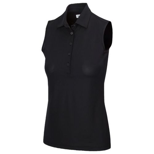 Greg Norman Women's Freedom Micro Pique Stretch Sleeveless Polo