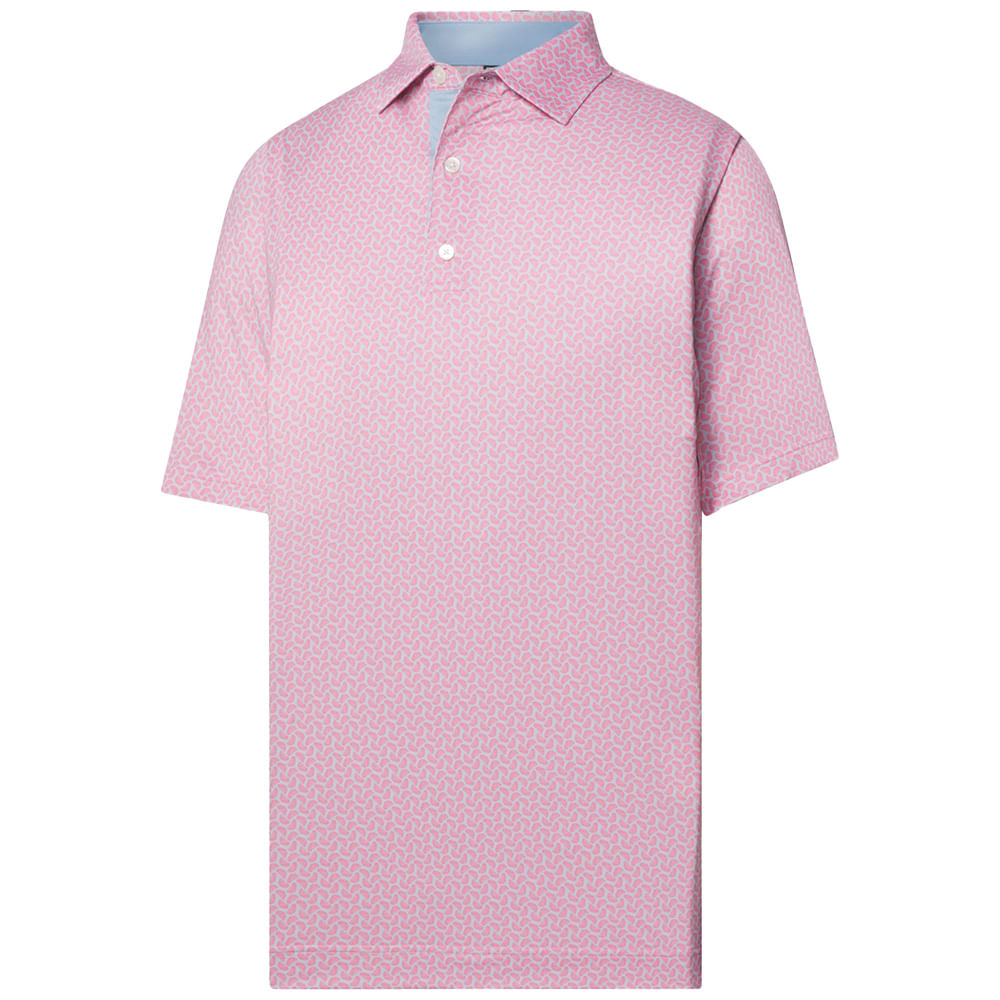 FootJoy Men's Figure Print Lisle Polo - Worldwide Golf Shops