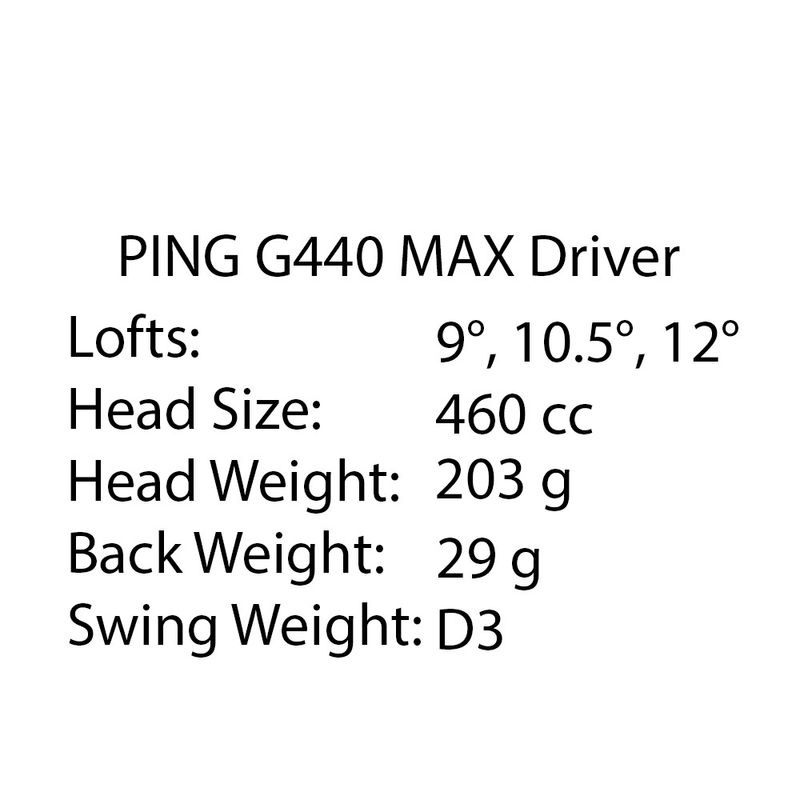 PING G440 MAX Driver - Worldwide Golf Shops PING G440 MAX Driver - Worldwide Golf Shops