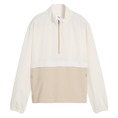 PUMA Women's x AP Seersucker 1/2 Zip Pullover