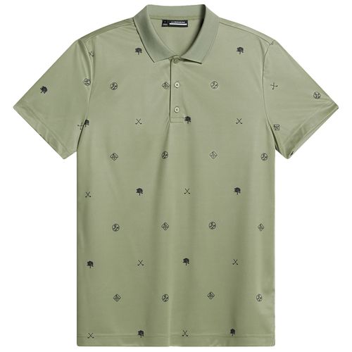 J. Lindeberg Men's Club House Motif Polo