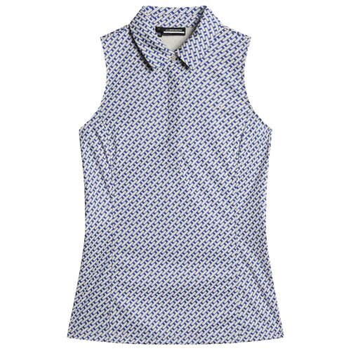 J. Lindeberg Women's Dena Print Sleeveless Polo