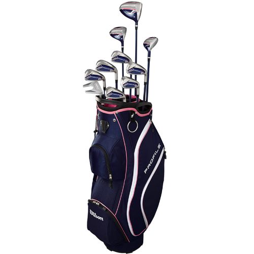 Wilson Women's Profile Cart Bag Package Set - 11 Piece Set