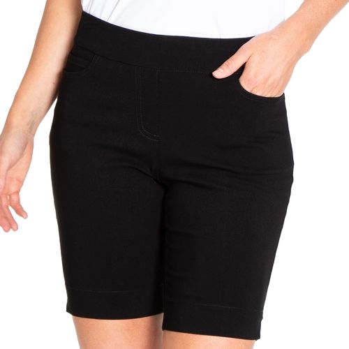 Slimsation Women's Pull-On-Solid Shorts