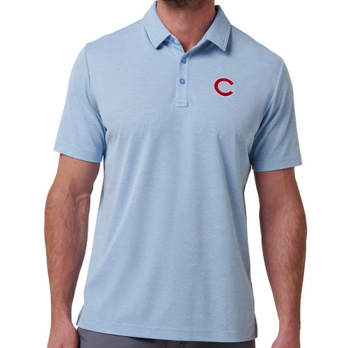 TravisMathew Men's Playoff Pitch Chicago Cubs Polo