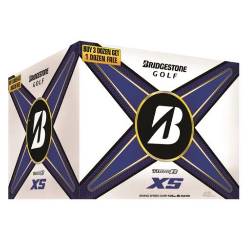 Bridgestone Tour B XS Quadfecta Golf Balls - Buy 3, Get 1 Free