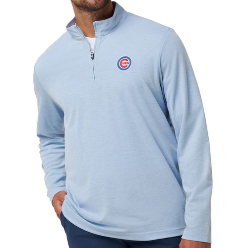TravisMathew Men's Time To Tailgate 1/4 Zip Pullover - Chicago Cubs