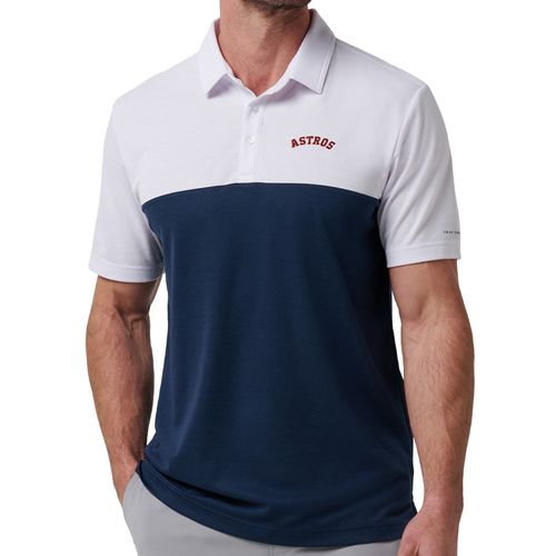 TravisMathew Men's Home Run Leader Polo - Houston Astros