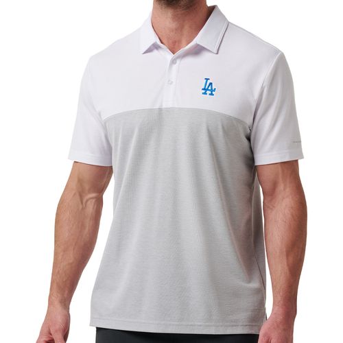TravisMathew Men's Home Run Leader Polo - Los Angeles Dodgers