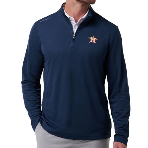 TravisMathew Men's Time To Tailgate 1/4 Zip Pullover - Houston Astros