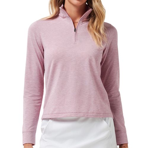 TravisMathew Women's Featherweight Active 1/4 Zip Pullover