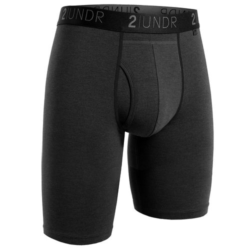 2UNDR Men's Swing Shift Long Leg Solid Boxer Briefs
