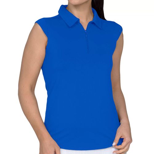 IBKUL Women's Sleeveless Polo - Solid