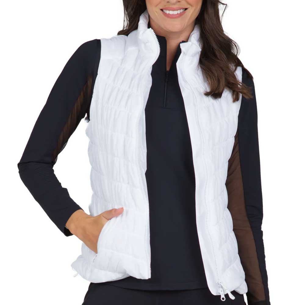 G/FORE Women's Hybrid Quilted Tech Interlock Jacket