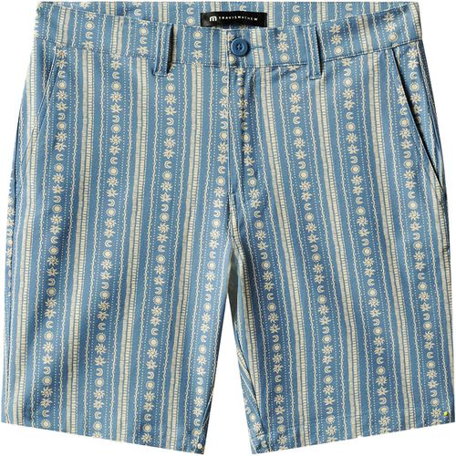 TravisMathew Men's Tech Chino Print 8" Shorts