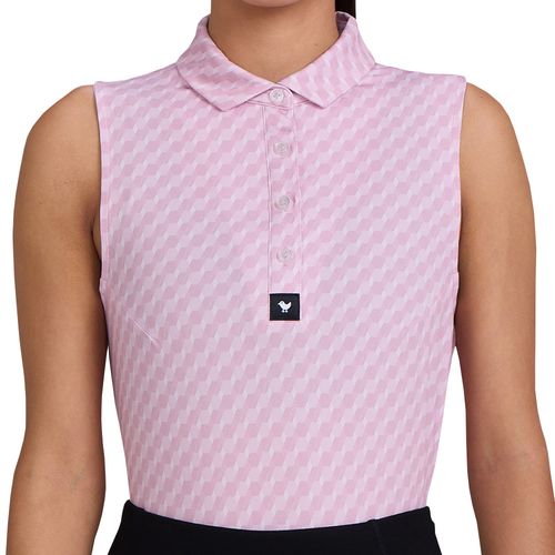 Bad Birdie Women's Geo Chip Sleeveless Polo