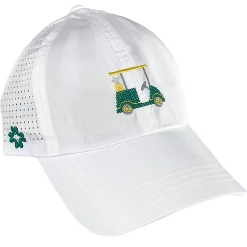 VimHue Women's Sun Goddess Golf Cart Cross Stitch Tuck In Strap Cap