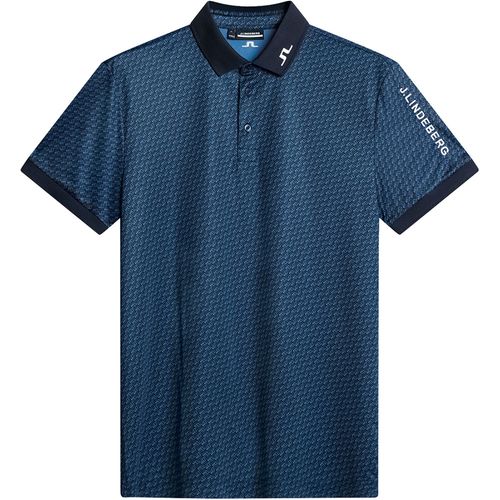 J.Lindeberg Men's Tour Tech Print Polo