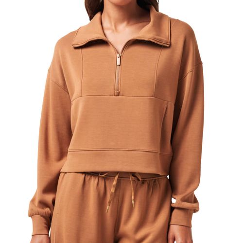 TravisMathew Women's Skyloft Soft 1/2 Zip Pullover