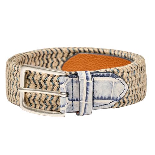 johnnie-O Men's Crocco Tip Belt