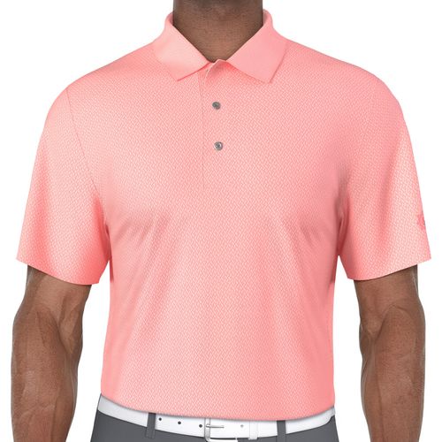 Ben Hogan Men's 2 Tone Geo Jacquard Polo
