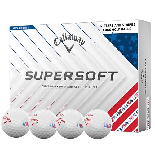 Callaway Supersoft Golf Balls - Stars and Stripes
