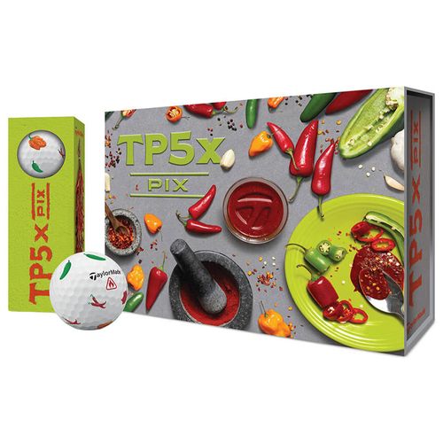 TaylorMade TP5x Pix 3.0 Golf Balls - Peppers