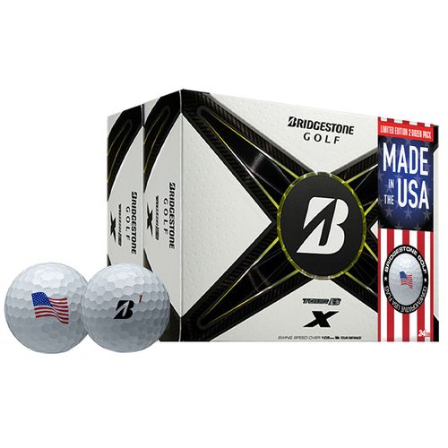Bridgestone Tour B X USA Golf Balls - 2 Dozen