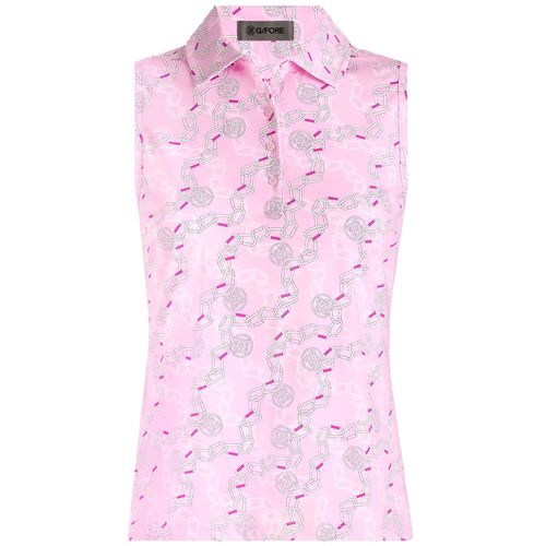 G/FORE Women's Carabiner Silky Tech Sleeveless Polo