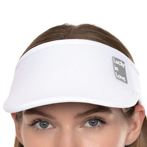 Lucky In Love Girls' Lucky Logo Stretch Visor