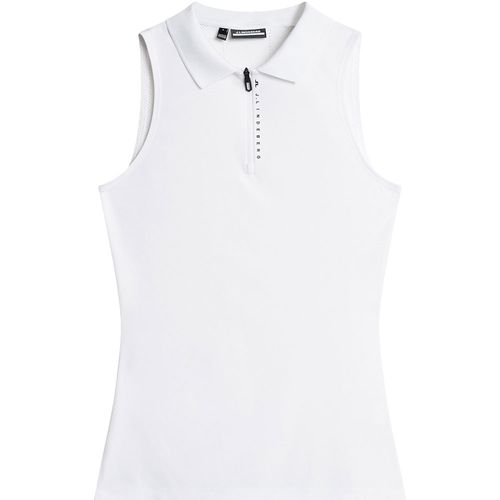 J.Lindeberg Women's Leylo Sleeveless 1/4 Zip Polo