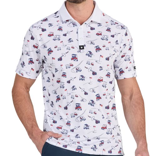Bad Birdie Men's USA Speedway Series Polo
