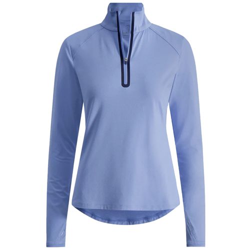 Zero Restriction Women's Lea 1/4 Zip Mock Neck Pullover