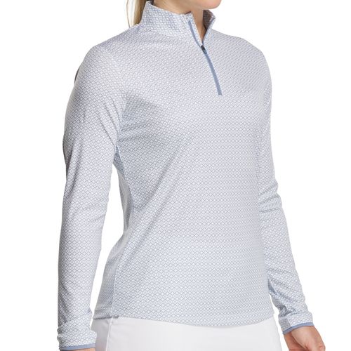 FootJoy Women's Sun Protection Printed 1/4 Zip Pullover