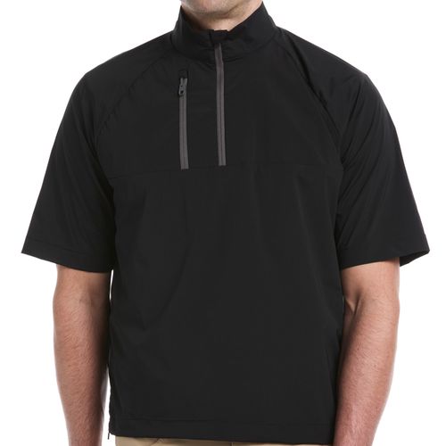 Ben Hogan Men's Packable Short Sleeve 1/4 Zip Rain Jacket