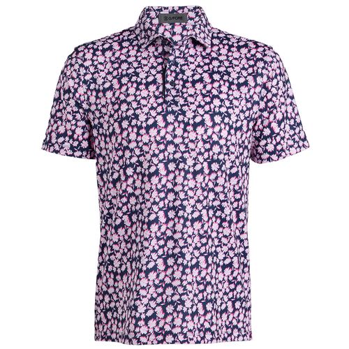G/FORE Men's Optic Floral Tech Jersey Polo