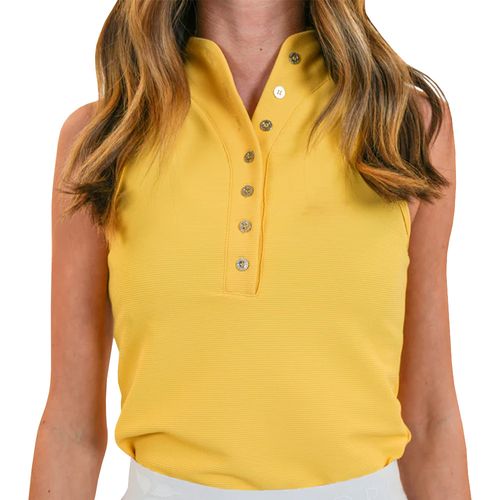Calliope Golf Women's Latah Sleeveless Mock Neck Polo