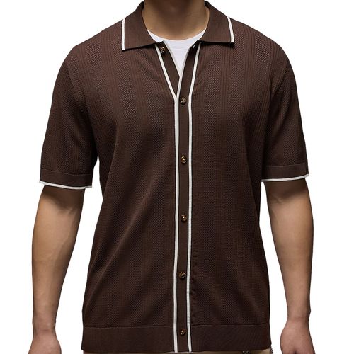 Jordan Men's Sport Knit Button-Down Top