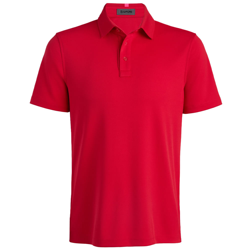 【G FORE】JERSEY SET-UP ROUND(MEN) /追跡付 G/FORE Men's Circle G's Embossed Tech Jersey Banded Sleeve