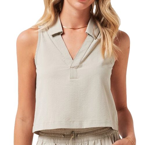 TravisMathew Women's Timeless Breezeblend Sleeveless Polo